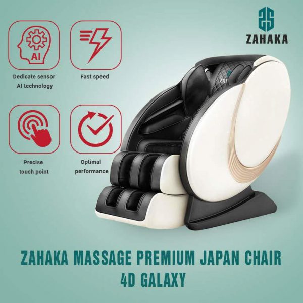 Zahaka Massage Premium Chair 4D Galaxy uses AI technology to optimize touch points