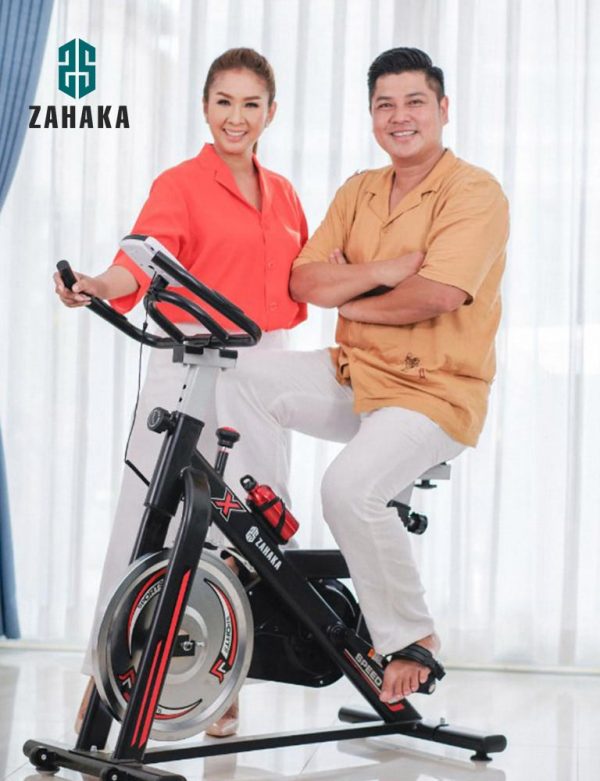 Actor Chea Vibol And MC Kong Socheat Choose ZAHAKA exercise bike