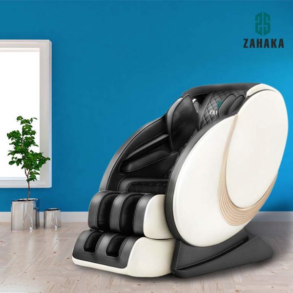 Zahaka Premium កៅអីម៉ាស្សា 4 D Galaxy White