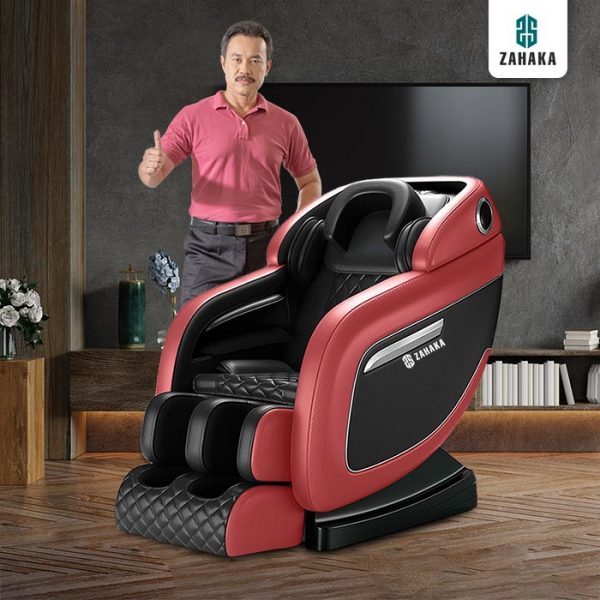 Zahaka Premium Massage Chair 3D Sun Red