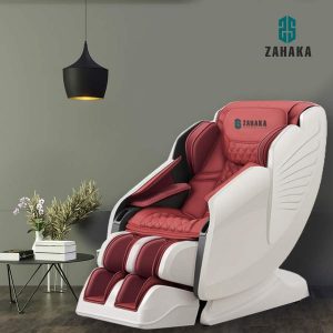 Zahaka Massage Premium Chair 4D Pro Red - White