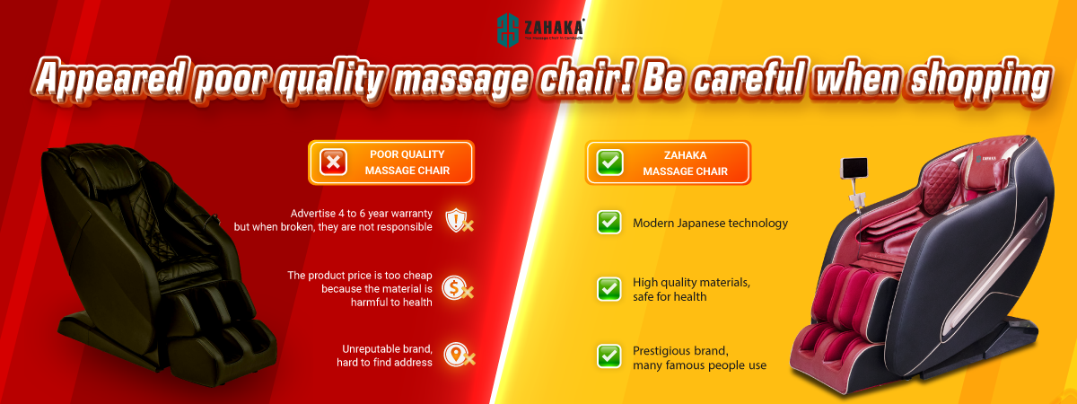 Be careful to buy the wrong massage chair with poor quality